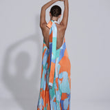 L'IDÉE - Opera Gown - Capri Print Orange