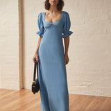 SANCIA - The Palomi Dress - Cornflower