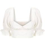 SANCIA - The Lola Top - Vintage White