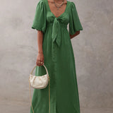 SANCIA - The Cerie Dress - Bottle Green