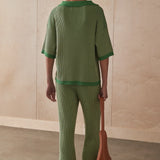 SANCIA - The Serin Knit Top - Matcha