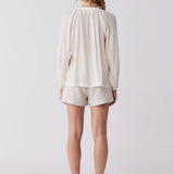 ESMAEE - Panoramic Blouse - Vanilla