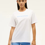 P.E NATION - Aero SS Tee - White / Cornflower Blue