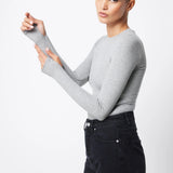 MOSSMAN - The Brooklyn Top - Grey Marle