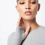 MOSSMAN - The Brooklyn Top - Grey Marle