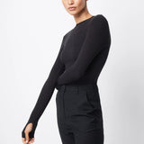 MOSSMAN - The Brooklyn Top - Black