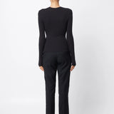 MOSSMAN - The Brooklyn Top - Black