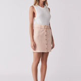 ESMAEE - Cruising Denim Skirt - Soft Coral