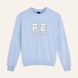 P.E NATION - Heads Up boucle Sweat - Dusty Blue