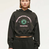 P.E NATION - Crescent Hoodie - Asphalt
