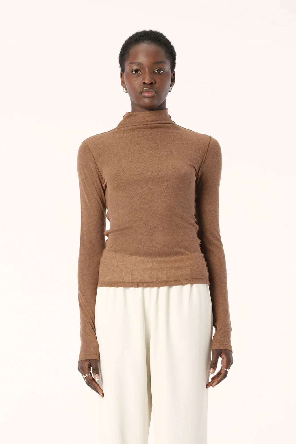 ELKA COLLECTIVE - Remi Top - Camel Marle