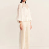 SHONA JOY - Emory Lace Blouse - Ivory