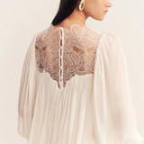 SHONA JOY - Emory Lace Blouse - Ivory