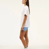 P.E NATION - Aero SS Tee - White / Cornflower Blue
