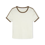 ARCAA - Mischa Tee - Cream & Cacao