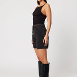 ABRAND - Carrie Shorts - Washed Black