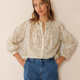 INDI & COLD - Raglan Sleeve Shirt - Vanilla