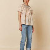 INDI & COLD - Crochet Detailed Blouse - Beige