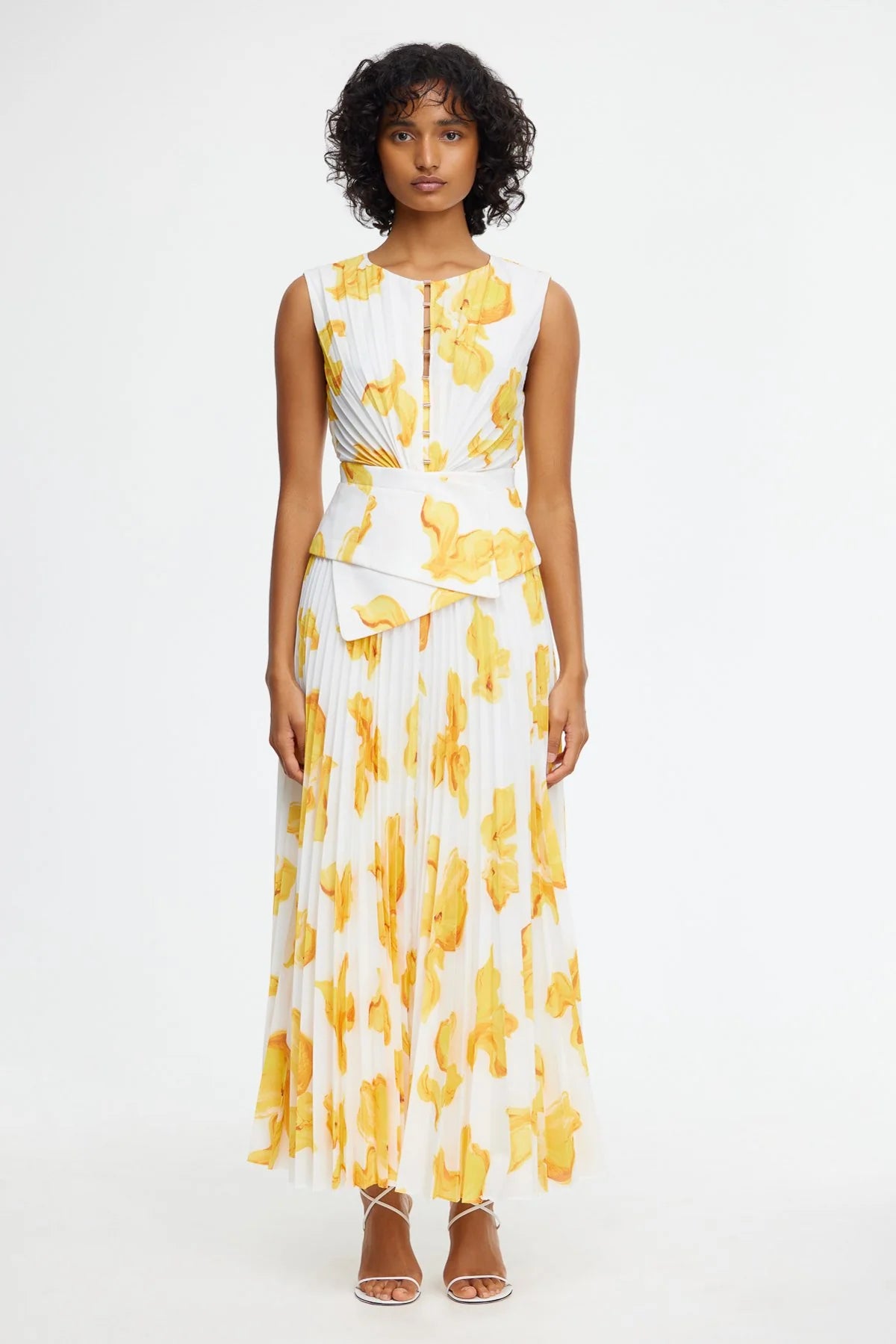 acler rhodes pleated midi-dress Introducing the 'Rhodes Midi Dress' in Sea. A sophisticated pleated silhouette featuring an removable modesty panel on the bodice for versatility. Shop the collection online and in-store. #Acler #AclerFall24