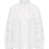 PALM NOOSA - Bella Blouse - White Linen