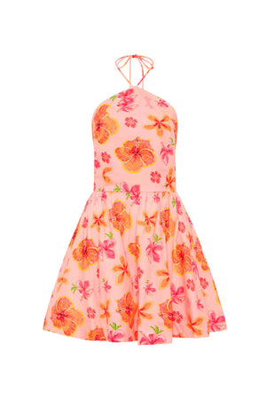 PALM NOOSA - Isabella Mini Dress - Spanish Hibiscus