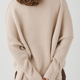 ARCAA - Margo Button Up Sweater - Sand