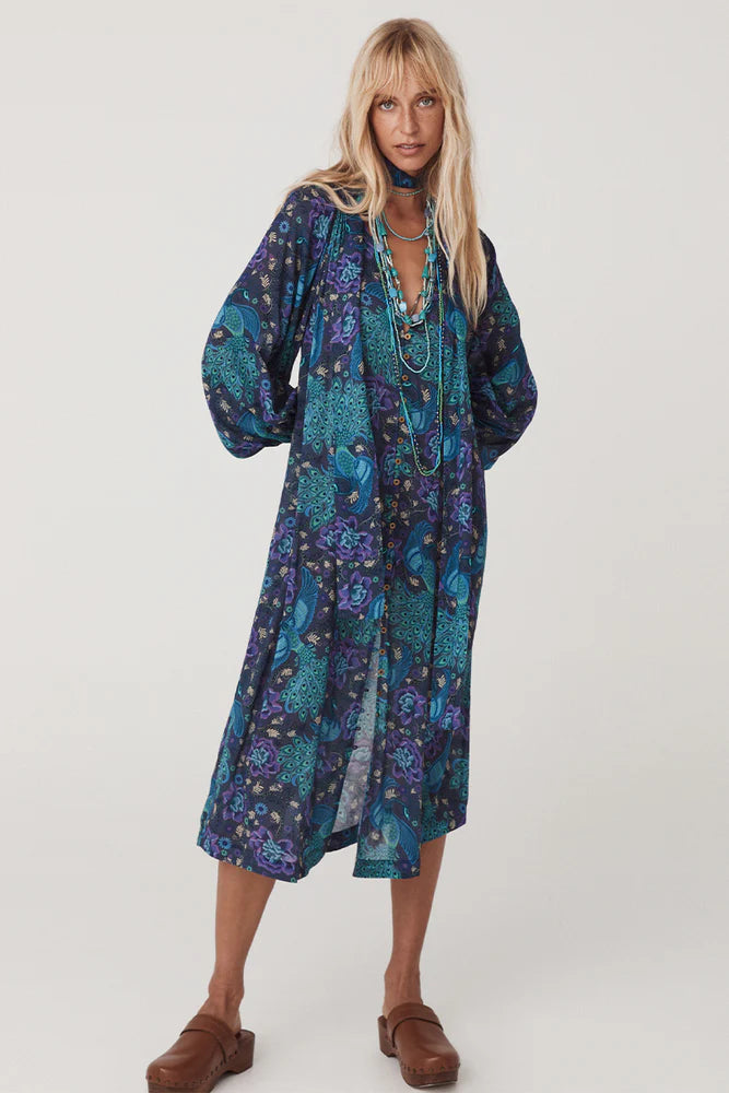 SPELL - Boheme Button Through Midi Dress - Baltic Gigi Belle Boutique SPELL - Boheme Button Through Midi Dress - Baltic Gigi Belle Boutique
