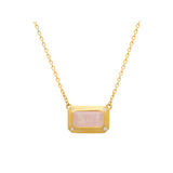MURKANI - Rose Quartz Pendant Necklace