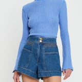 KIVARI - Cameron Denim Short - Indigo
