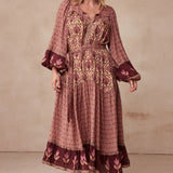 SPELL - Chateau Boho Gown - Grape