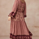 SPELL - Chateau Boho Gown - Grape