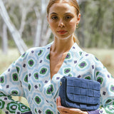 Arlington Milne - Clara (Weave) Xbody - Navy Suede