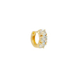 FAIRLEY - Blue Topaz Huggies