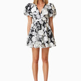 ELLIATT - Selene Mini Dress - Black/White