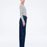 ENA PELLY - Nelly Long Sleeve Stripe Tee - Monochrome Stripe