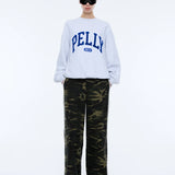 ENA PELLY - Anniversary Sweatshirt - White Marle / Blue