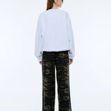 ENA PELLY - Anniversary Sweatshirt - White Marle / Blue