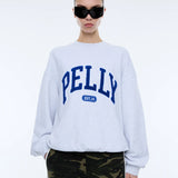 ENA PELLY - Anniversary Sweatshirt - White Marle / Blue