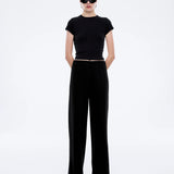 ENA PELLY - Alessa Relaxed Jersey Pant - Black