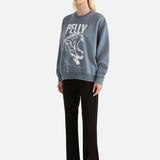 ENA PELLY - Fearless Sweatshirt - Steel Blue Wash