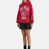 ENA PELLY - Brooke Oversized Hoodie - Poppy Red