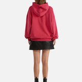 ENA PELLY - Brooke Oversized Hoodie - Poppy Red