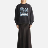 ENA PELLY - Lola Oversized Sweater Drift - Vintage Black