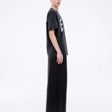 ENA PELLY - Jessie Oversized Collegiate Tee - Vintage Black