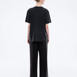 ENA PELLY - Jessie Oversized Collegiate Tee - Vintage Black