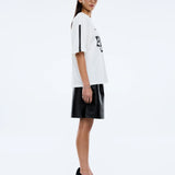 ENA PELLY - Racing Pelly Swoop Tee - Vintage White
