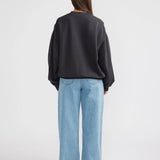 ENA PELLY - Antique Flower Sweatshirt - Vintage Black