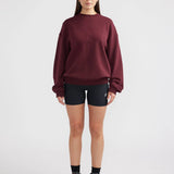 ENA PELLY - Classic Sport Sweater - Cherry Cola