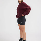 ENA PELLY - Classic Sport Sweater - Cherry Cola