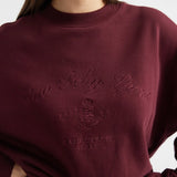 ENA PELLY - Classic Sport Sweater - Cherry Cola